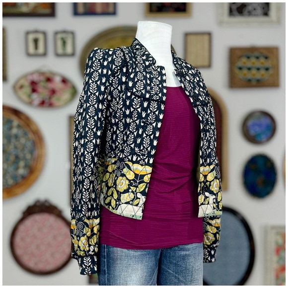 2007 Anthro “Quilted Yardbird Jacket” by Elevenses - Picture 14 of 16